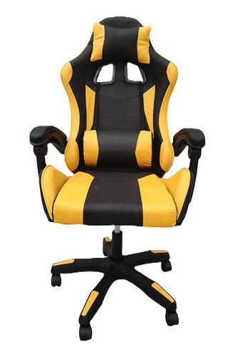 Sillas Gamer Con Reposapies, Cojin Cervical Y Lumbar