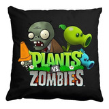 Almohadon Infantil Estampado Plantas Vs Zombies 