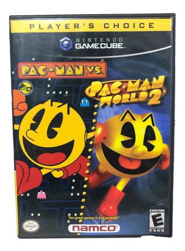 Pac-man Vs. + Pac Man World 2 Players Choice Gamecube