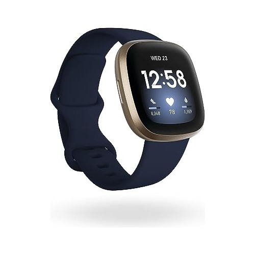 Smartwatch Fitbit Versa 3 Midnight Blue/gold