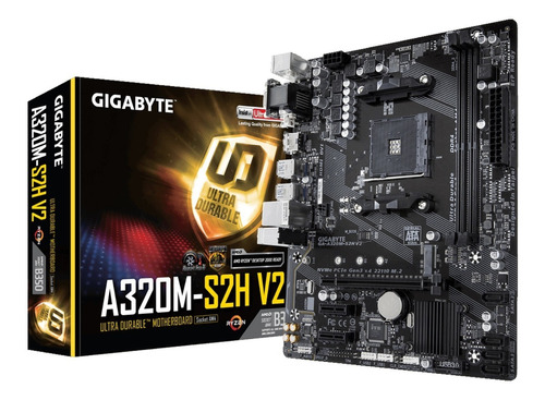 Tarjeta Madre Gigabyte A320 Amd Motherboard Socket Am4 Ryzen Ddr4 Modelo Nuevo