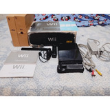 R$450 Nintendo Wii Black Completo Na Caixa Com Todos Os Manuais E 