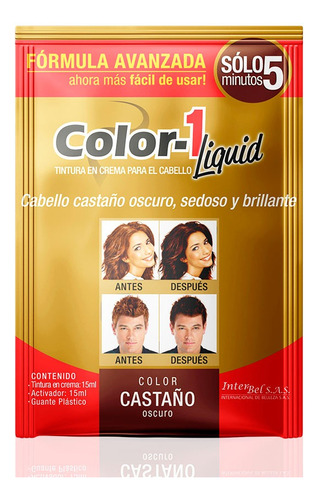 Tinte Liquido Color1 Negro - mL a $250