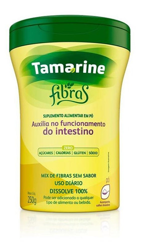 Tamarine Fibras Pó Solúvel Sem Sabor 250g