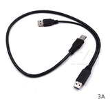 Cable Usb 3.0 Doble Potencia A Usb 3.0 Macho