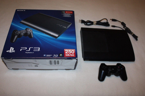 Playstation 3 Con 1 Mando + Juegos! Todo En Caja Original. 