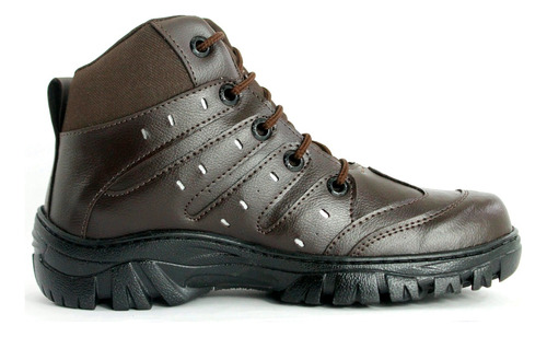 Bota Adventure Macia Marrom Masculina Com Sola Costurada