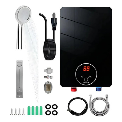Calentador De Agua Paso Electricos Boiler Instantaneo 4500w Lstar Ducha Compresas Aseo Pare Baño Cocina | Envío gratis