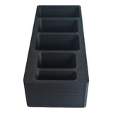 Organizador Porta Control Remoto Escritorio Negro Semi Mate