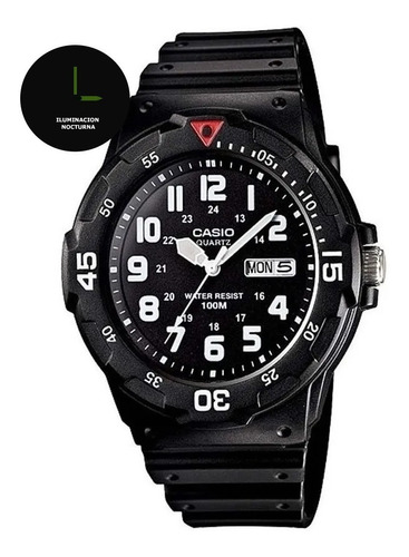 Reloj Casio Hombre Mrw-200h-1bvdf Negro Pulsera Analógico