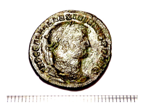Moneda Romana Emperador Galerius Maximianus, 308 D.c. Jp