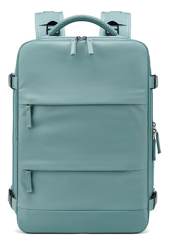 Mochila Viaje Bison Carry On Color Verde Diseño Lisa 23l