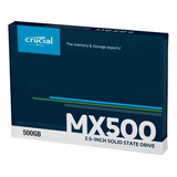 Disco Duro Solido Crucial Bx500 -500 Gb Para Pc  