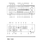 Cópia Manual Instruções Receiver Philips Hi Fi Rh 749
