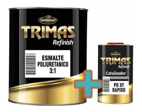 Pintura Poliuretano Para Auto Blanco 1 Lt + Catalizador 