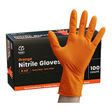 Paquete Cómodo [100 Unidades] Guantes Desechables De Nitril