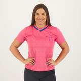 Camisa Cruzeiro Graffiato Feminina Rosa