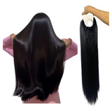 Aplique Cabelo Bio Humano Fio Invisível 70cm 150gr Até 200°c