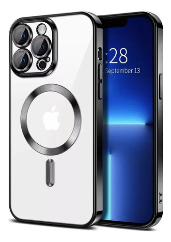 Funda Magnética Transparente Para iPhone 12promax 12 Pro Max