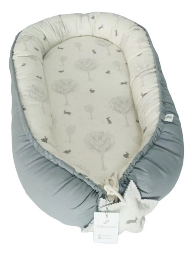 Nidito Contenedor  Bebe Colchon Goma Espuma Reversible