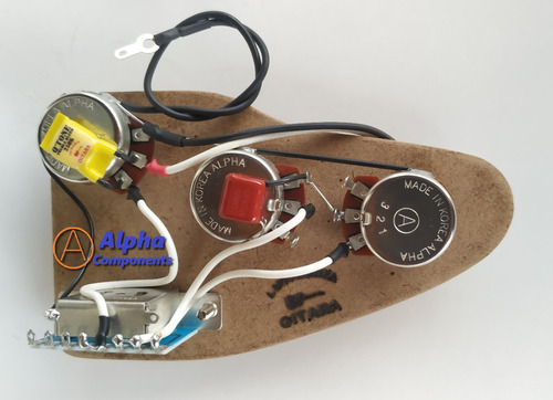 Circuito Guitarra Elétrica Strato Stratocaster Alpha Top