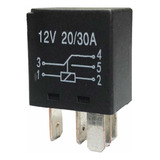 Micro Power Relay 5-pin 12v 20a / 30a Relevador 5 Terminales