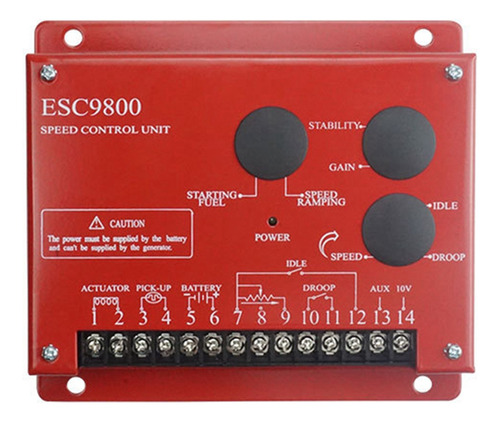 Accesorios Para Generadores Esc9800 Controlador De Velocidad