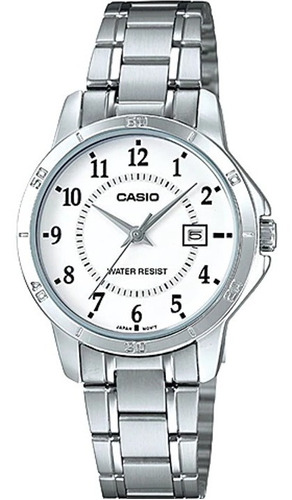 Reloj Casio Ltpv004 Mujer Fondo Negro *watchsalas* Full