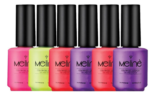 8 Esmalte Semipermanente Meline Led/uv Color A Elección