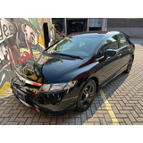 New Civic 2007 Lxs  1.8 Flex  Automatico  Completo 