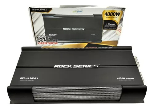 Amplificador Rock Series Rks-ul2000.1 4000w Clase D, Canal 1