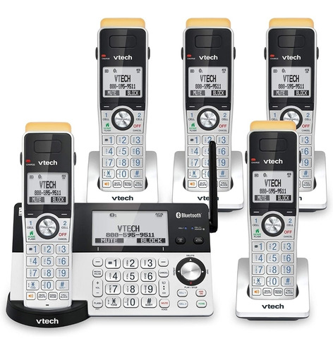 Teléfono Inalámbrico Vtech Is8151-5  Dect 6.0 5pz Largo Alca