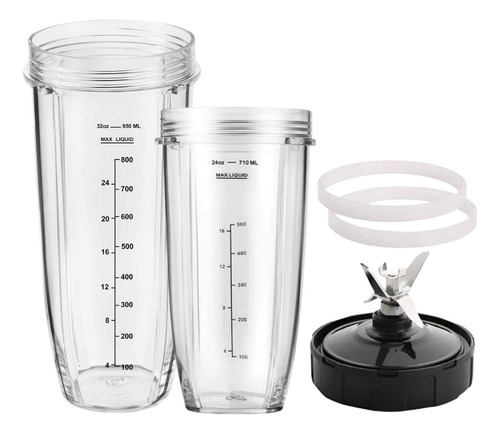 Nutribullet Ninja Aspa 7 Aletas Y Vaso 32oz Y 24oz Repuestos