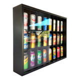 Expositor Latas - 24 Nichos Preto Refrigerante Cod 44023