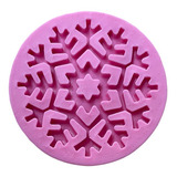 Molde Silicon Copo De Nieve Fondant Resina