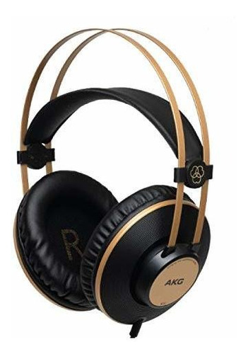 Audífonos Akg K92 Over-ear, Cerrados, Estudio, Negro Mate Y