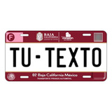 Placas Para Auto Personalizadas Baja California Norte 2024