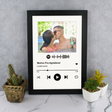 Quadro Spotify Personalizado Presente Dia Dos Namorado Branc