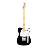 Guitarra Eléctrica Fender Standard Telecaster De Aliso Black Con Diapasón De Arce