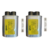 Capacitor De Alta Tensão Microondas 0.85uf 2100v (c/ 2 Cada)