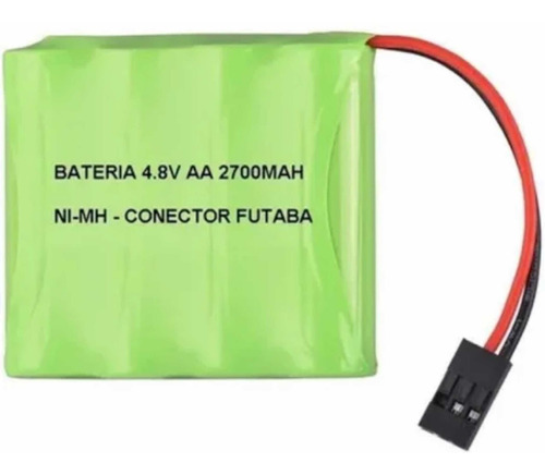 Bateria 4,8v 2700mah Ni-mh Aa Futaba Recarregavel