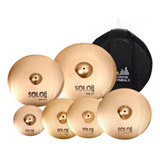 Kit Pratos De Bateria Orion Solo Pro10 Sp102 Full Set C/bag