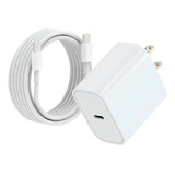 Cargador Tipo C Carga Rapida Compatible Con iPhone Cable 3 M