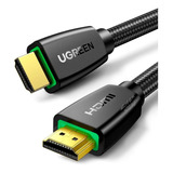 Cabo Hdmi 2.0 Ugreen 1.5m 4k Hdr Trançado Nylon Xbox Ps5 Ps4