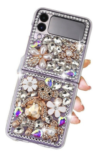 Lujo Con Diamantes For Samsung Zflip4 Folding Case
