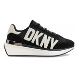 Tenis Mujer Arlan Dkny Casuales Plataforma Moda Negro