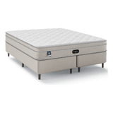 Cama Box Com Colchão King Simmons Titanium 193x203