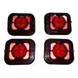 Faro Trasero Rojo Led 3050e Baiml Camion Trailer Kit X4 Unid