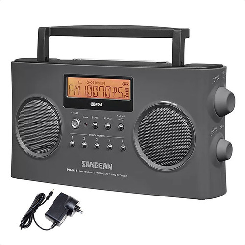 Radio Portatil Digital Am Fm Stereo Recepcion Recargable