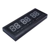 Reloj De Pared Digital, Grande Y Moderno, Led, Fecha, Temper